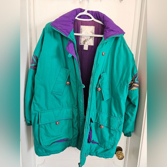 Vintage New Face 80s Ski Jacket Coat - Picture 3 of 16